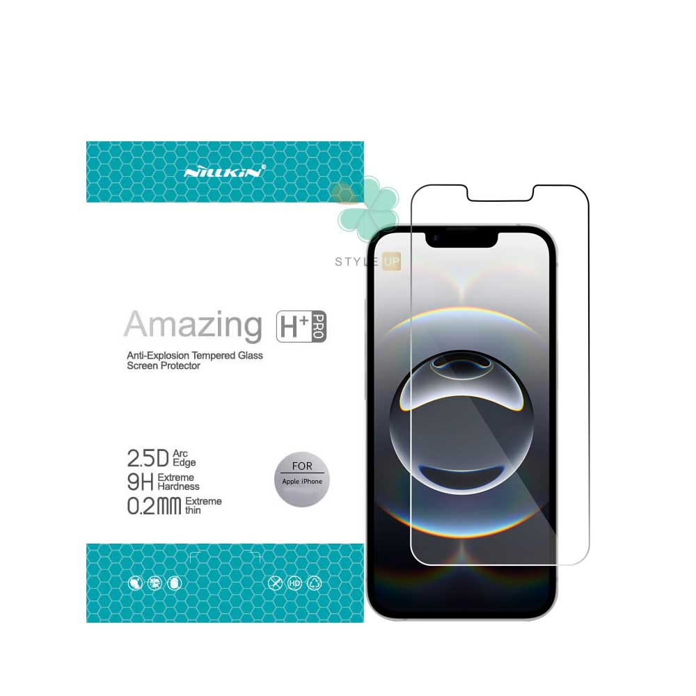 خرید گلس H+ Pro برند نیلکین مناسب گوشی اپل iPhone 16E دارای پوشش چربی گریز 
